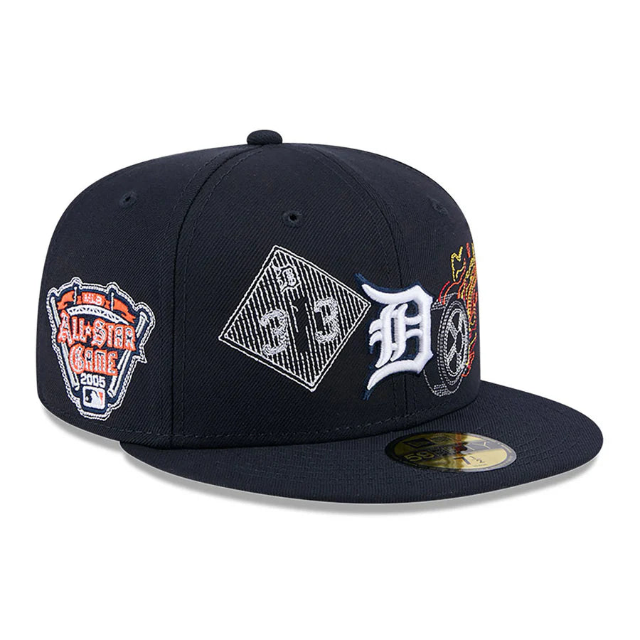 Detroit Tigers State Stitch 59FIFTY Fitted Hat