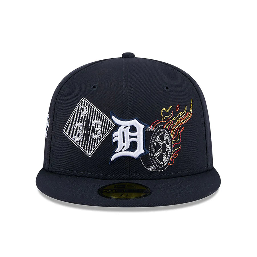 Detroit Tigers State Stitch 59FIFTY Fitted Hat
