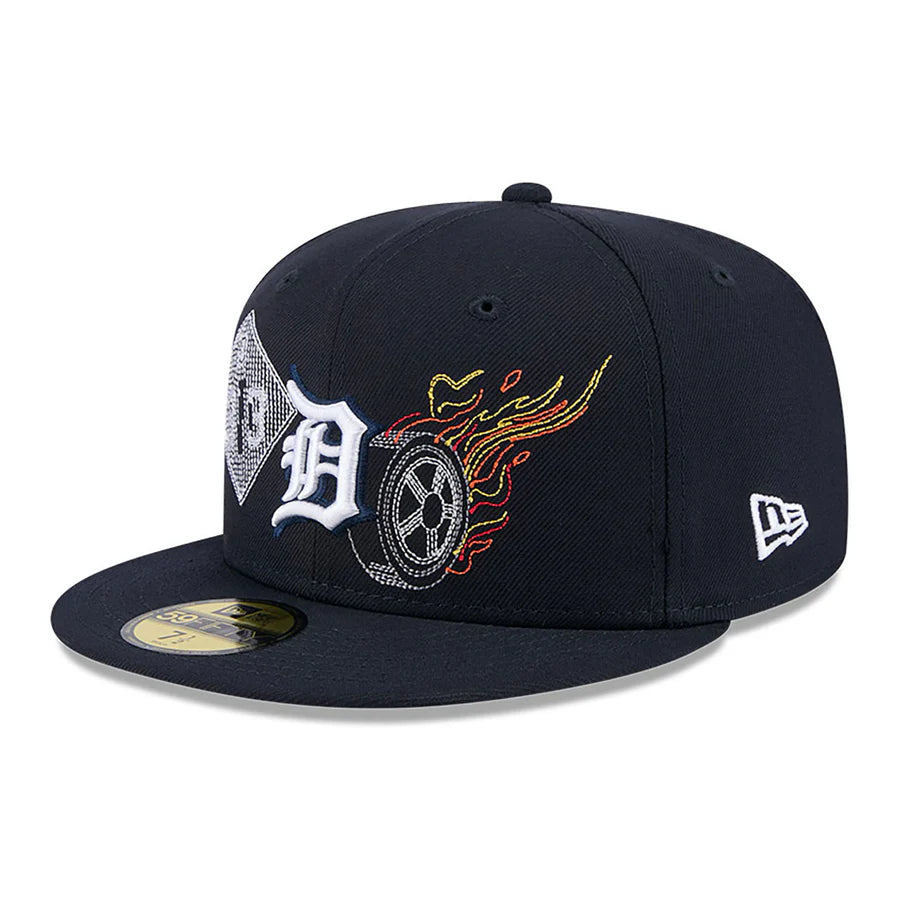 Detroit Tigers  State Stitch 59FIFTY Fitted Hat
