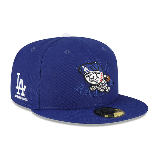 Los Angeles Dodgers New Era Born x Raised Royal Mr. Cartoon 59FIFTY Fitted Hat